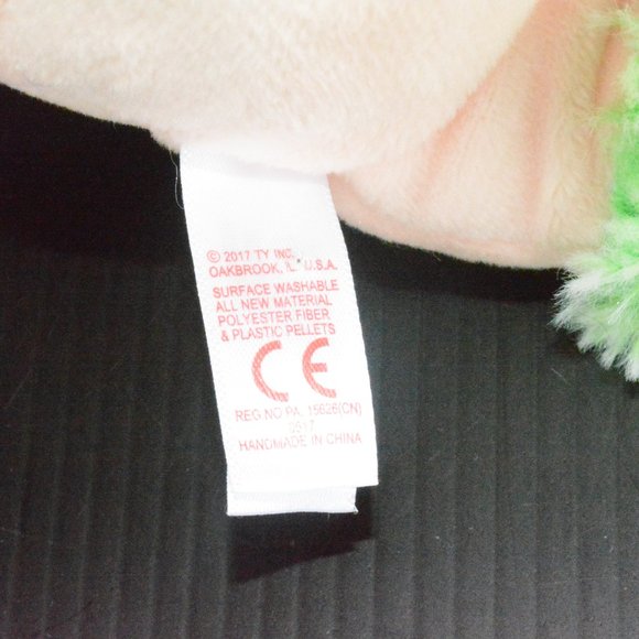 Ty Beanie Boos Rainbow Tie Dye Poodle Plush Toy 9" - Picture 7 of 11